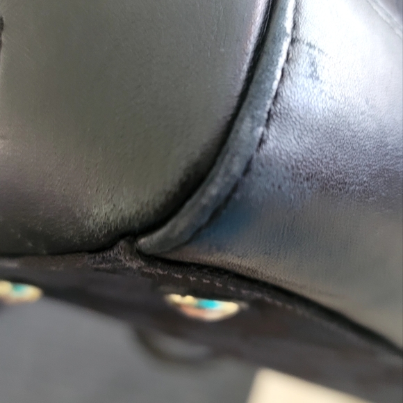 COACH Monogram Canvas Signature Logo Shoulder/ Handbag - Picture 12 of 16